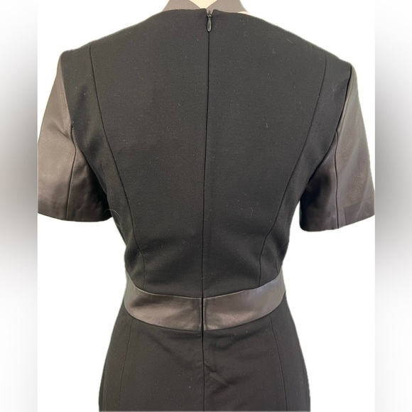 NWT - Antonio Melani Black Rowan Leather Dress - Size 4 - Picture 7 of 11
